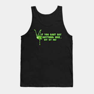 Yoga Frog If You Can't Say Anything Nice...Sit By Me Tank Top